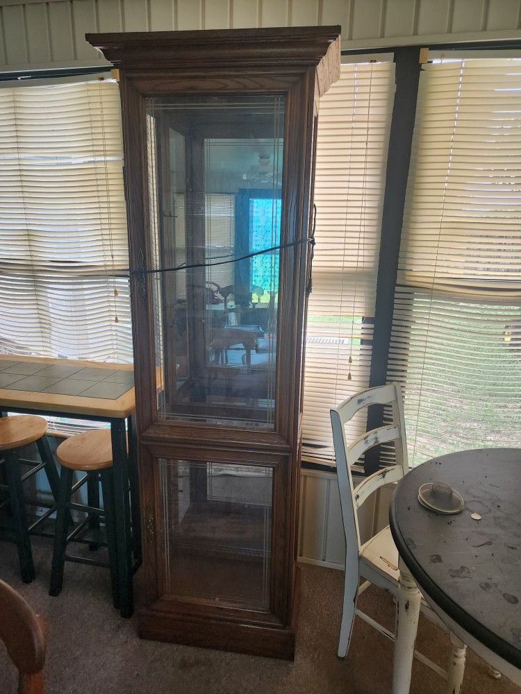 Vintage Display Curio Cabinet