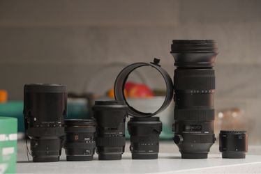 VARIOUS SIGMA LENSES IN CANON MOUNT