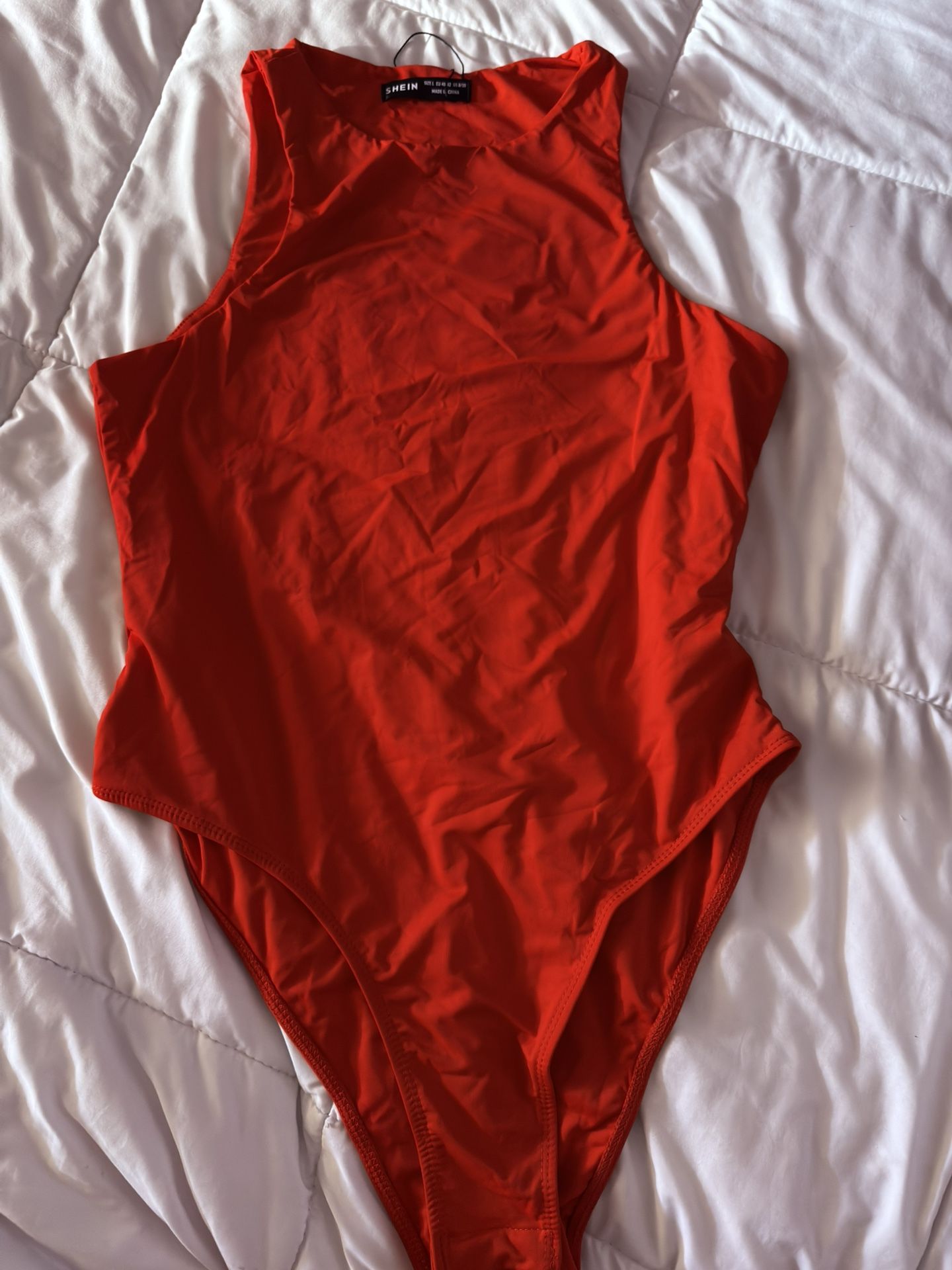 SHEIN Red Bodysuit