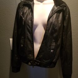 Jacket With Leather Purse $25
