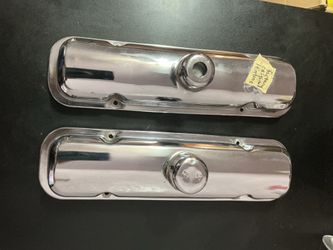 GM Pontiac chrome V8 valve covers