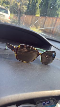 Kate Spade Sunglasses Green And Dark Brown Color