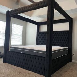 $825 Queen velvet tufted bed | $875 King velvet tufted bed 