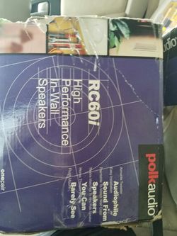 Polk audio wall speakers