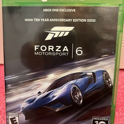 Forza Motorsport 6 Xbox One Game, Ten Year Anniversary Edition