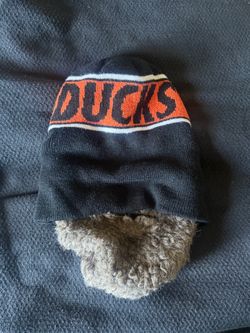 Ducks Knit Beanie with Sherpa Lining