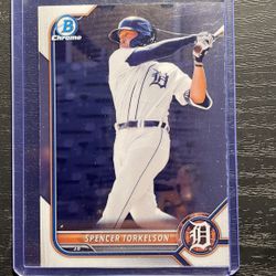 2022 Bowman Chrome Spencer Torkelson Rookie Baseball Card #BCP-6