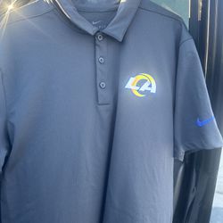 2 LA Rams Golf Polos Men’s Large