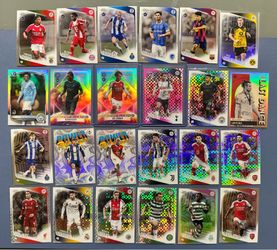 Topps Chrome 2025 UEFA Soccer Lot of 24