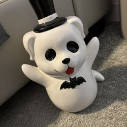 Ceramic Ghost Dog 