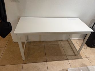 White desk