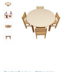 Classroom / Daycare/ Playroom Table & 4 Chairs