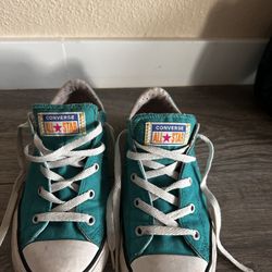 Converse All Star Teal Low Top Sneaker