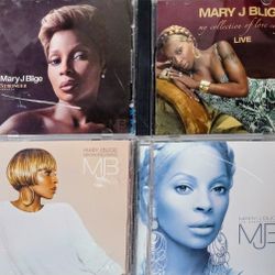 Mary J Blige 4 CDs (STRONGER, LIVE, THE BREAKTHROUGH & GROWING PAINS) 