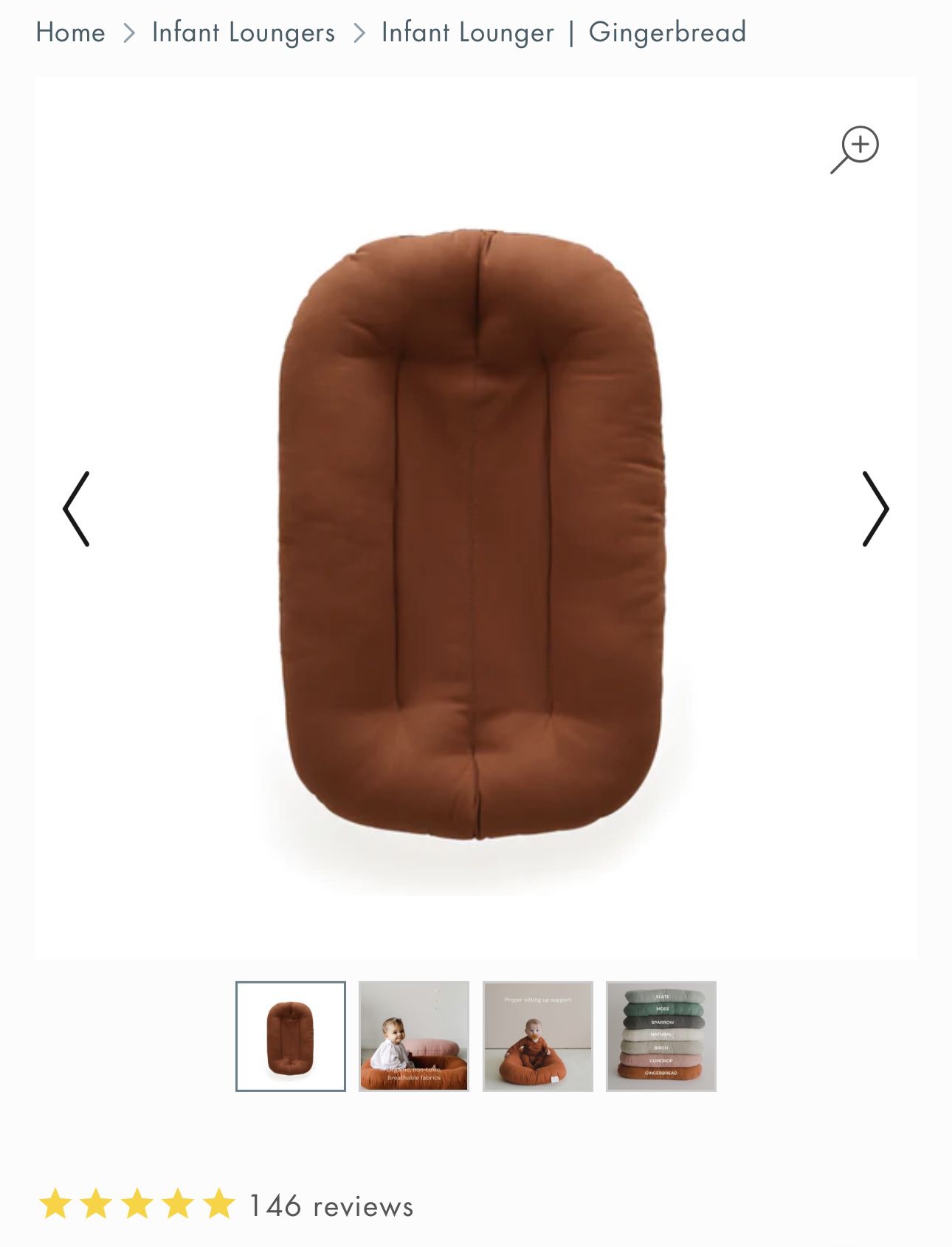 The Snuggle Me Baby Lounger 