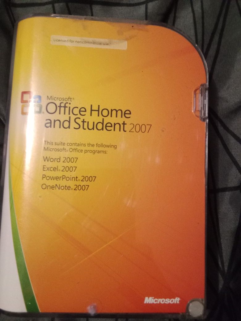 2007 Office Home And Student