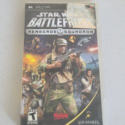 Star Wars Battlefront Renegade Squadron Sony PSP PlayStation Portable Game CIB