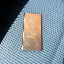 999 Fine Copper Bar (2013) 1 pound ( 16 ounces)