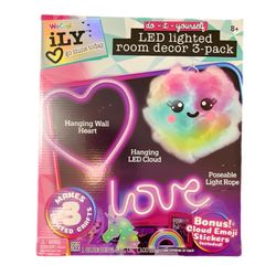 NEW!!! iLY LED Lighted Room Decor 3-Pack