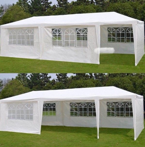 10x30 wedding party tent outdoor canopy teng with 8 side walls white FOR SALE