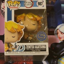 Funko Pop! Demon Slayer:  Zenitsu Agatsuma #987 🚢🐅🚢