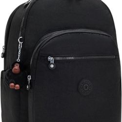 Kipling Women's Seoul Large 17” Laptop Backpack, Durable, Roomy with Padded Shoulder Straps, Bag