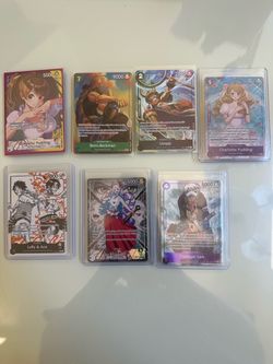One piece cards alt arts and alt leaders
