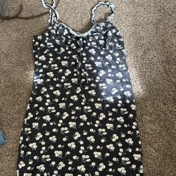 Black Flower Dress