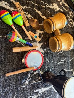 Wood instruments kid toys