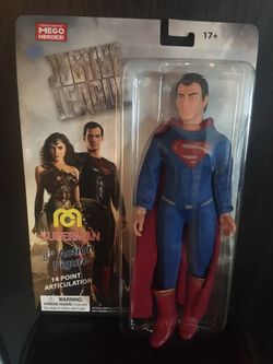 Superman Mego Action Figure From The Justice League Movie