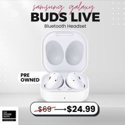 🎶 Galaxy Buds Live – Crystal Clear Sound, All Day Comfort!