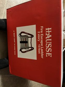 Hausse Retractable 2 Story Fire Escape Ladder, 13 Feet