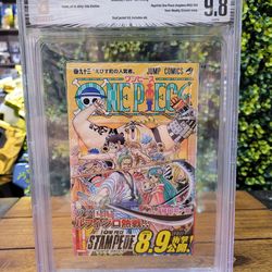 BGS 9.8 One Piece Vol. 93 Japanese 1st Printed Edition Comic