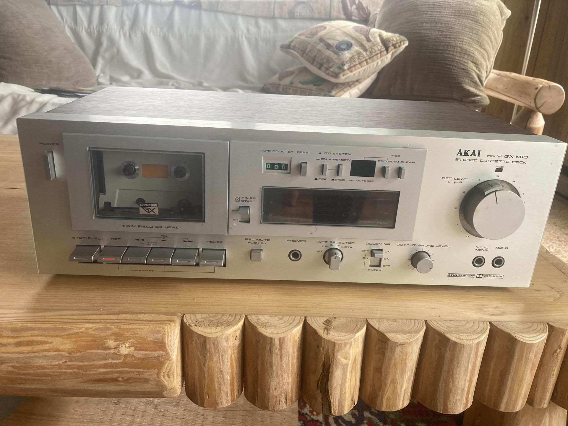 Vintage Akai Cassette Tape Player