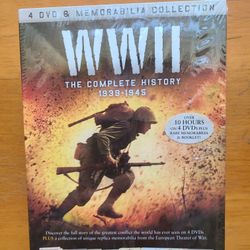 WW II The Complete History 1(contact info removed) 4 DVD Box Set NEW