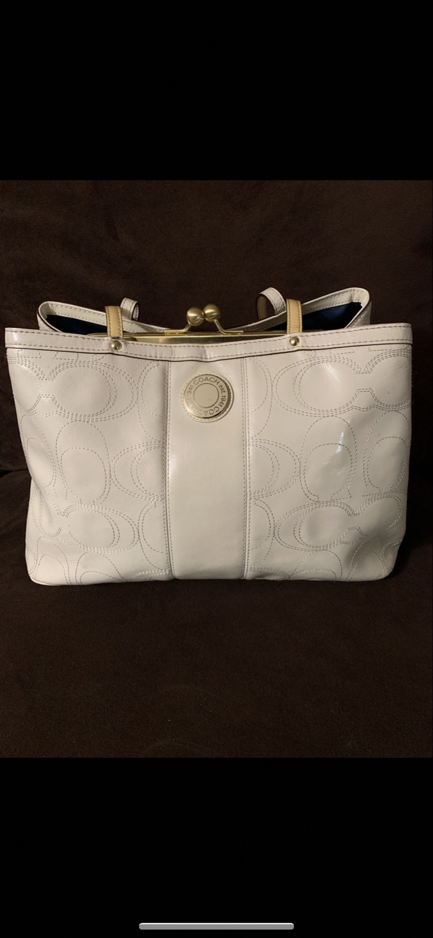 OEM COACH OFF WHITE PURSE