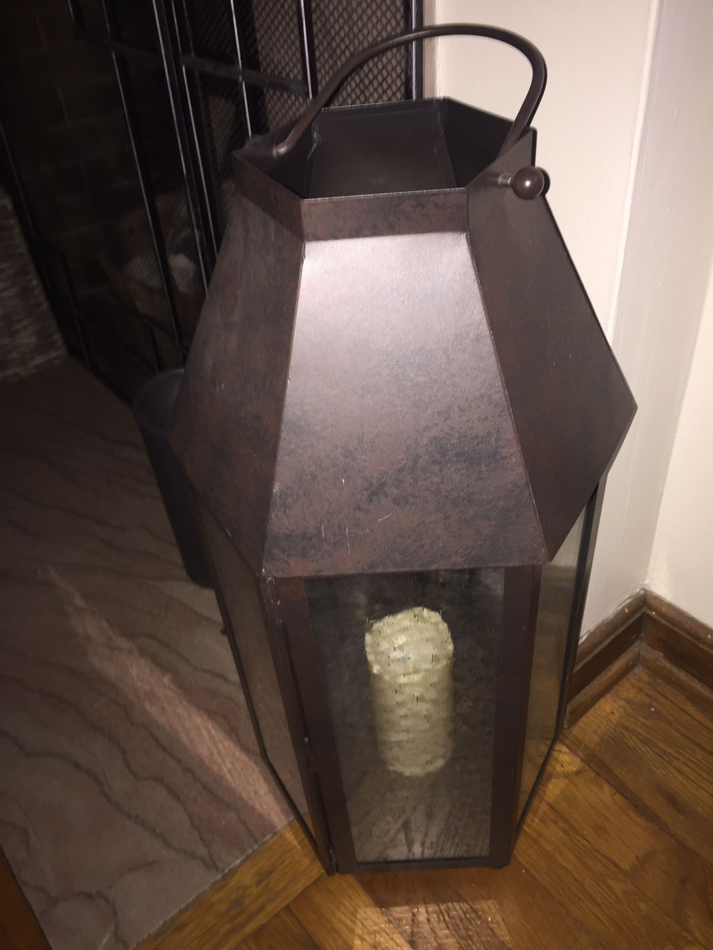 Pottery Barn Floor Lantern