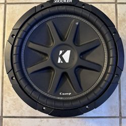 Kicker 43C124 Comp C12 Sub 12" 150 Watt RMS 4-Ohm SVC Car Audio Subwoofer 