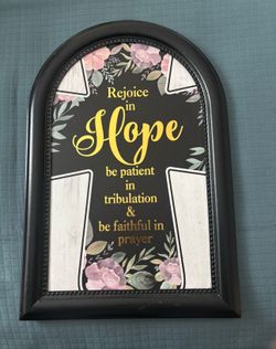 Bible verse wooden wall hanging