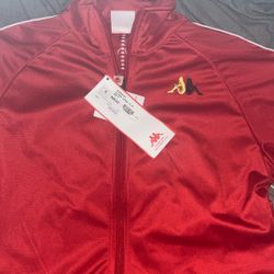 Kappa Trake Hoodie Red Size medium 