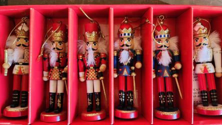 Wooden Nutcracker Ornaments