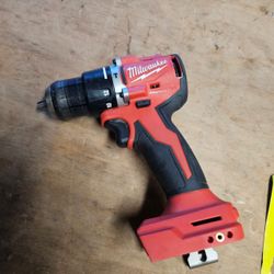 Milwaukee M18 18V Lithium-Ion Brushless Cordless 1/2 in. Compact Hammer Drill/Driver (Tool-Only)
