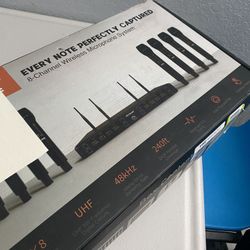 Molonare 8 Channels Wireless Microphone System