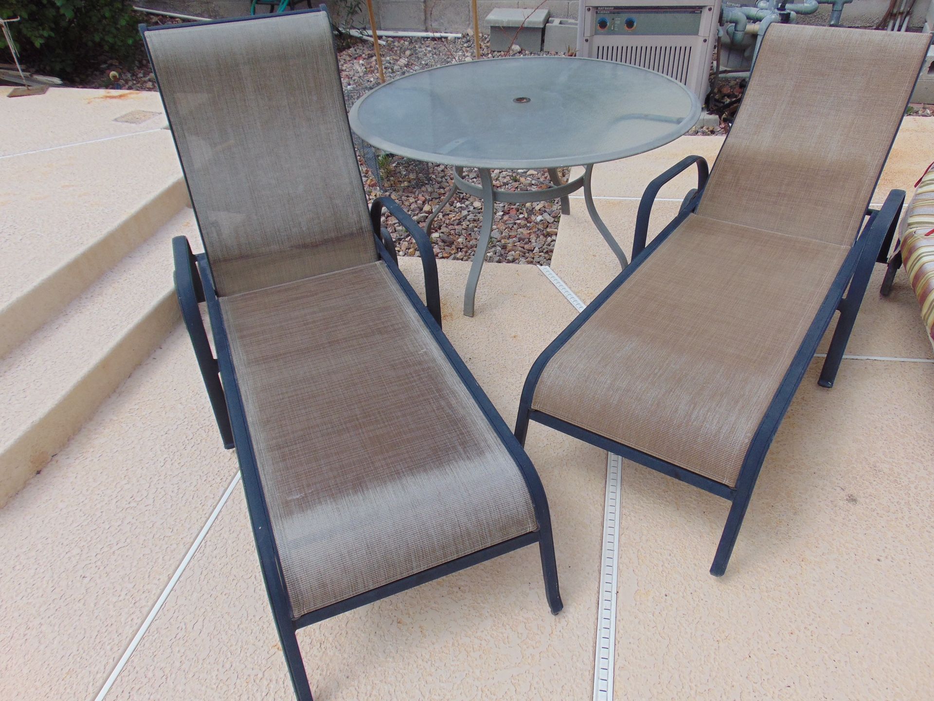3 pc patio furniture set