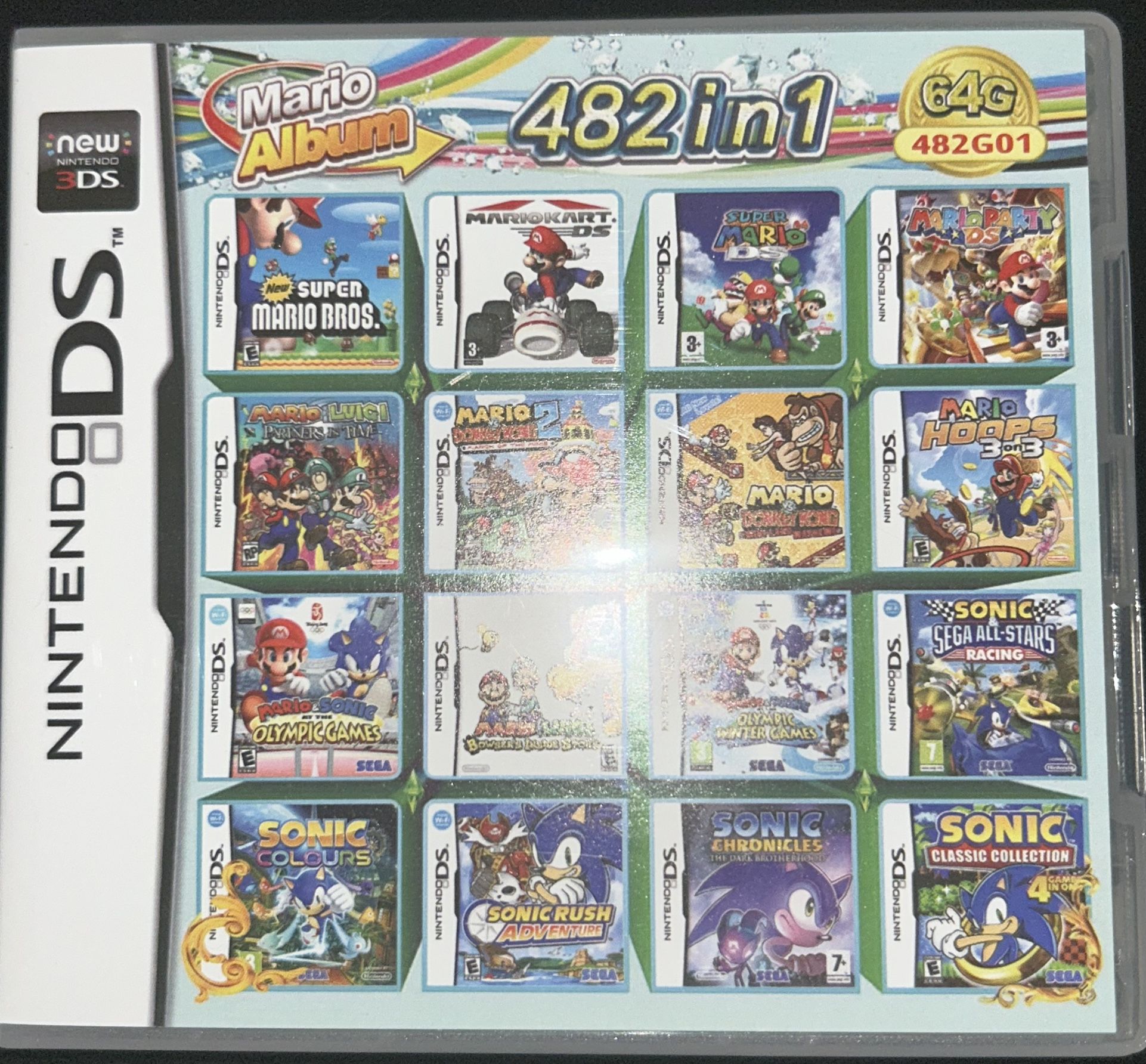Nintendo DS 482 In 1