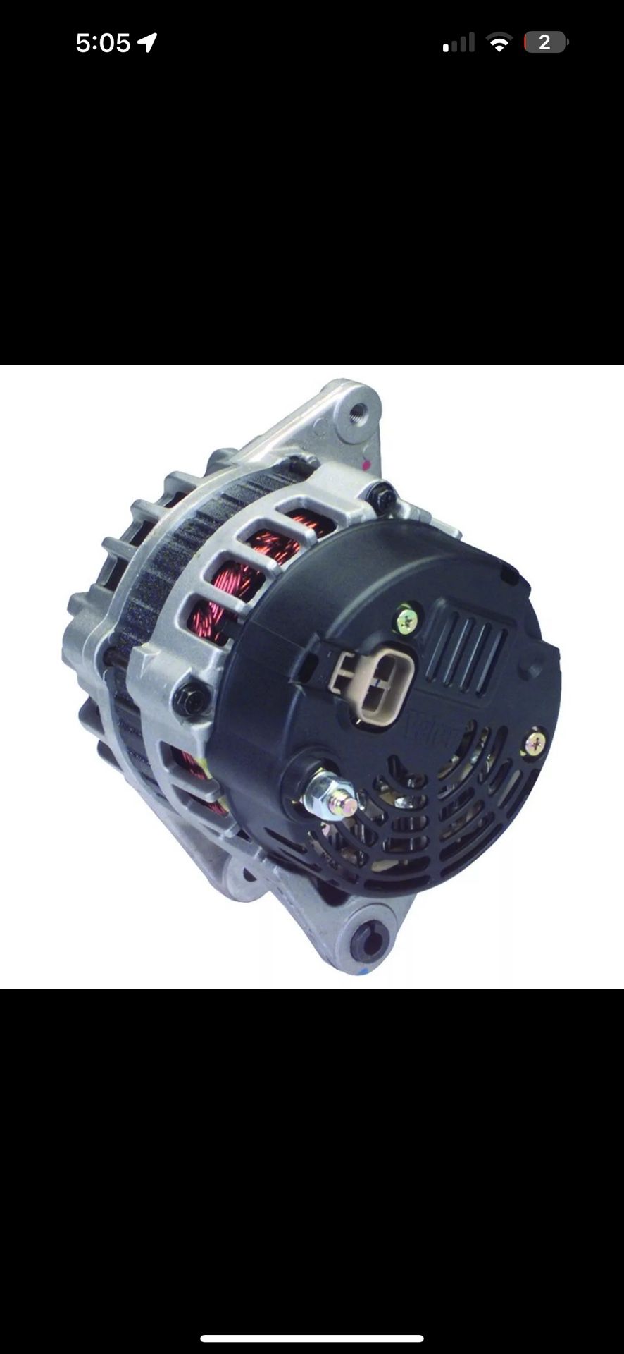 New Alternator For Hyundai Accent 1.5L 1.6L 00-02 Elantra 2.0L 01-02 37(contact info removed)0