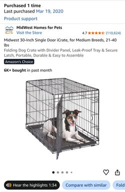Dog crate