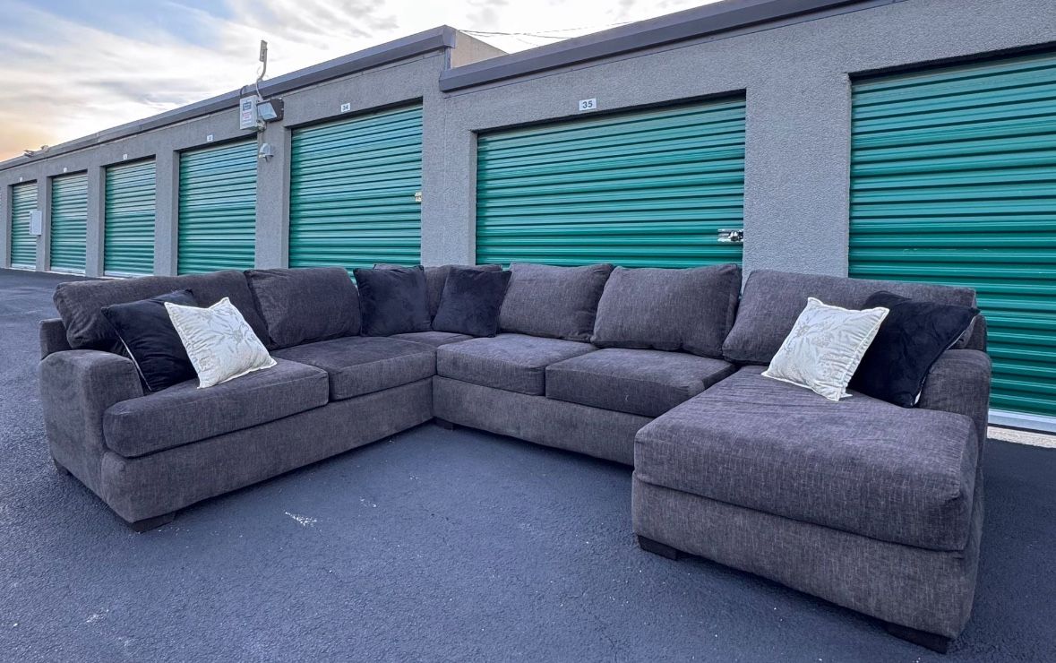 Large Dark Gray Sectional