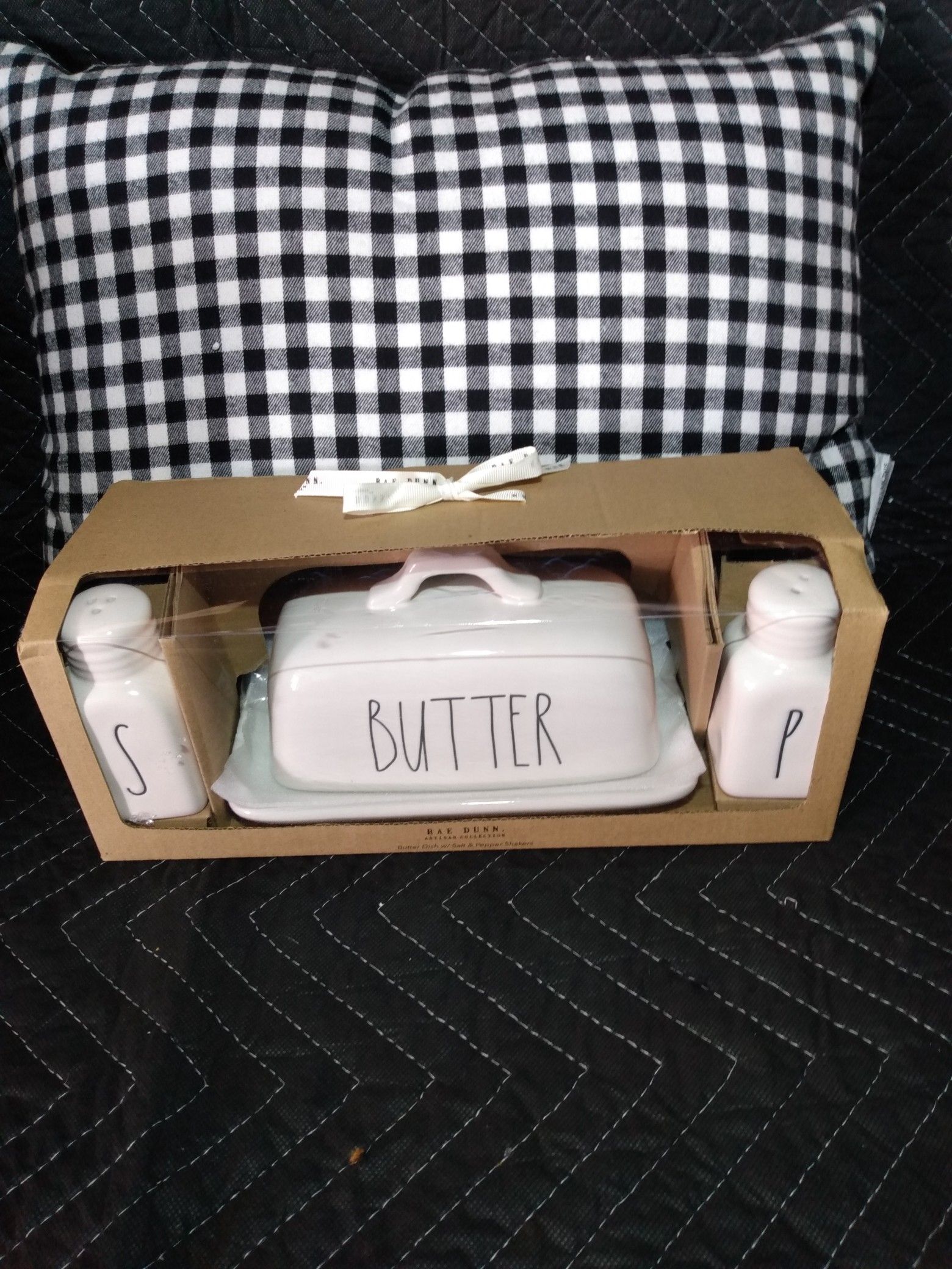 Rae Dunn " Butter, salt, and pepper" set