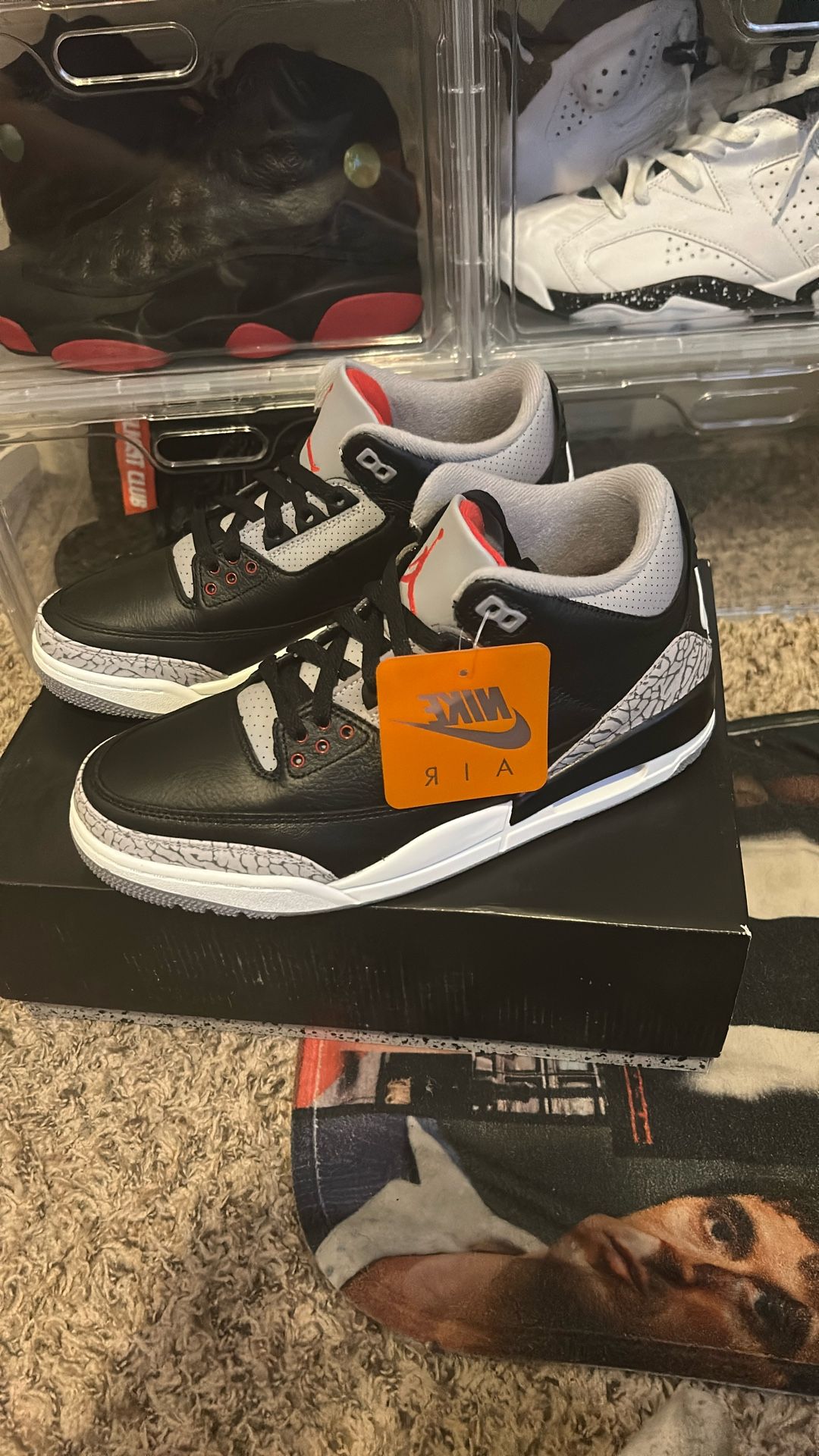 Air Jordan Black Cement 3’s